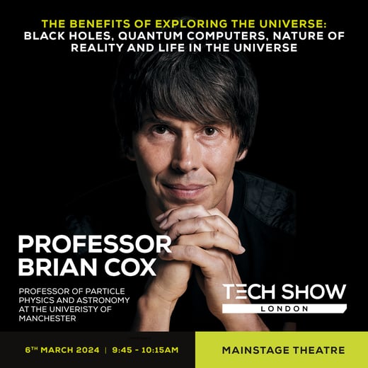 Professor Brian Cox Tech Show London